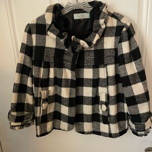 Karlie Floral 3/4 sleeve button front jacket Boho Cottage Core Feminine *flaw